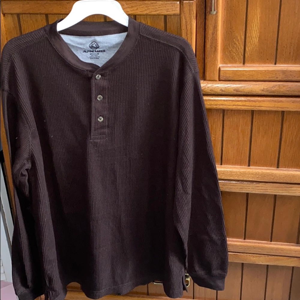Male Brown Long Sleeve Thermal